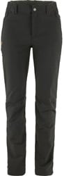 Fjallraven Abisko Winter Stretch Trousers - Regular - Schwarz - Damenhose
