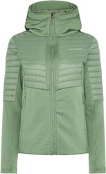 Didriksons Annema Fullzip - Light Moss - Hybridjacke Damen