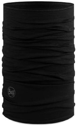 Buff Merino Lightweight - Solid Black - Halswarmer