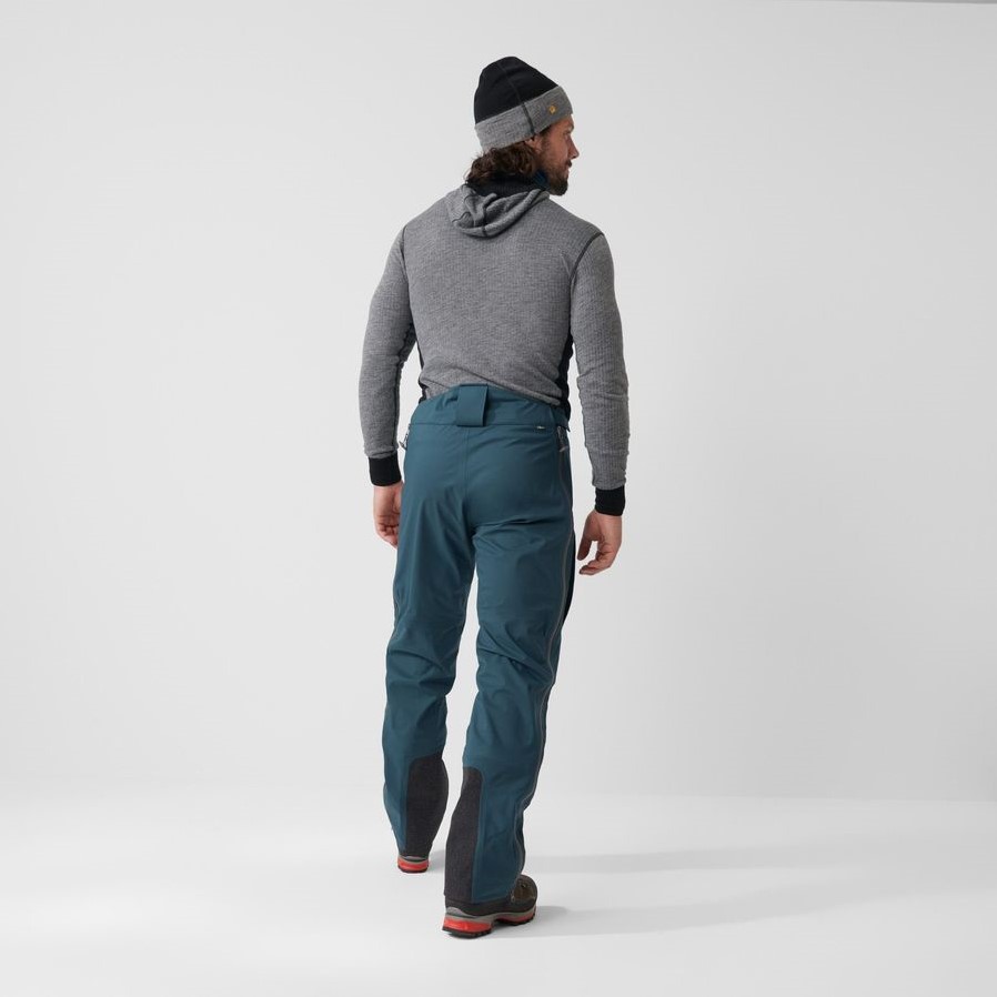 Fjallraven Bergtagen Eco Shell Trousers M Mountain Blue 52 7323450722623
