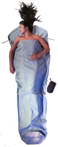 Cocoon Mummy Liner - 100% Cotton - Cactus Blue