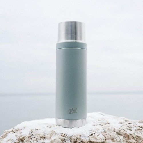 Esbit Sculptor Vacuum Flask - 1L - Stone Grey