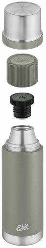 Esbit Sculptor Vacuum Flask - 1L - Stone Grey