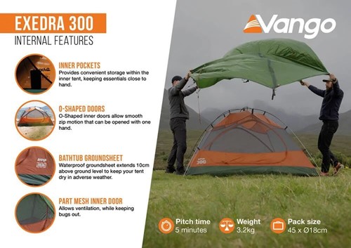 Vango Exedra 300