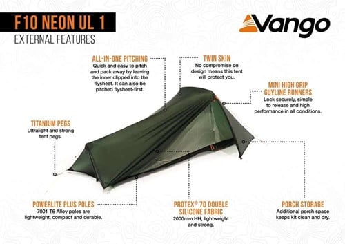 Vango F10 Neon UL1
