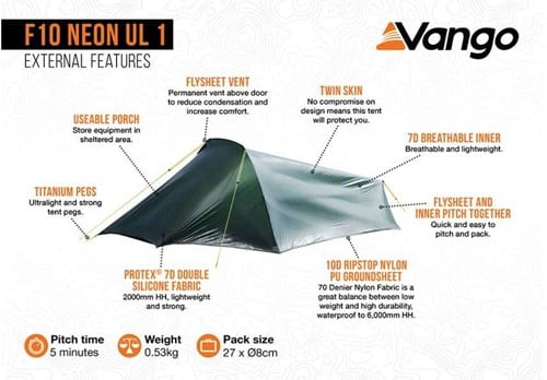 Vango F10 Neon UL1
