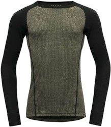 Devold Duo Active Merino 205 Shirt - Lichen/Caviar - Men's Thermo Shirt