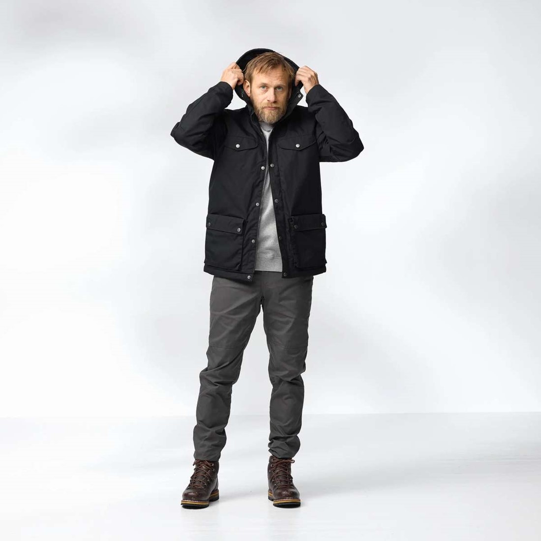 Padded Jacket Fjallraven Greenland Jacket Navy Fjallraven Jacket