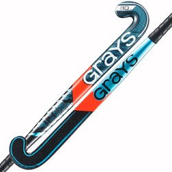 Grays Dynabow 10 - Schwarz/Blau - Senior Hockeyschläger