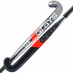 Grays Dynabow 9+ - Schwarz/Selber - Senior Hockeystick