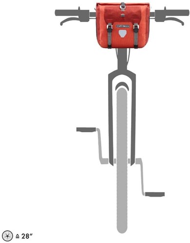 Ortlieb Handlebar-Pack Plus - Salsa/Dark Chili