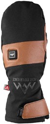 HeatX Heated Outdoor Mittens - Braun/Schwarz - Fäustlinge