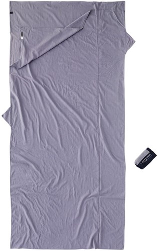 Cocoon Travelsheet XL - Insectshield - Egyptian Cotton - Elephant Grey
