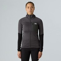 The North Face W's Polartec Powergrid Stormgap Hoodie - Anthracite Grey/TNF Black