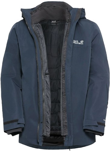 Jack Wolfskin Flowline 3-in-1 Jacket M - Midnight Sky