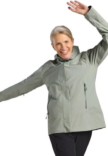 Jack Wolfskin Kammweg 2L Jacket W - Mint Leaf