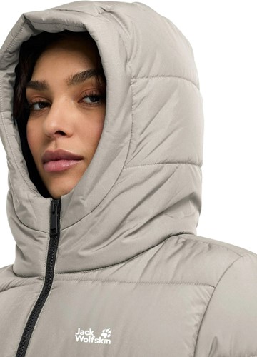 Jack Wolfskin Frozen Palace Long Jacket W - Pale Sand