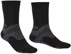 Bridgedale Midweight Merino Performance Boot - Schwarz - Wandersocke Herren
