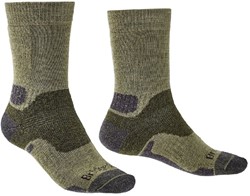 Bridgedale Midweight Merino Performance Boot - Grün - Wandersocke Herren