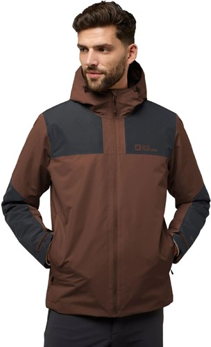 Jack Wolfskin Jasper Insulated Jacket M - Hot Choc