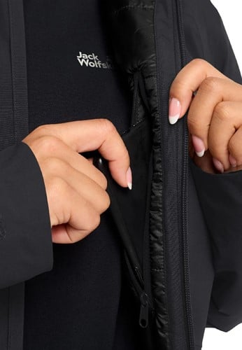 Jack Wolfskin Heidelstein Insulated Jacket W - Black