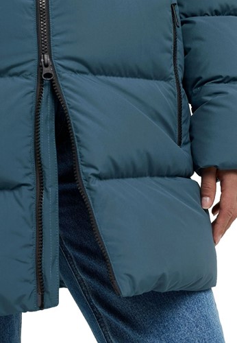 Jack Wolfskin Frozen Palace Long Jacket W - Aluminium Blue