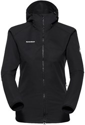Mammut Granite SO Hooded Jacket - Black - Women's Soft Shell Jacket