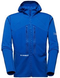 Mammut Eiger Nordwand Advanced ML Hooded Jacket - Eiger Blue - Men's Fleece Jacket