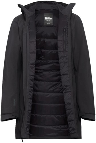 Jack Wolfskin Heidelstein Insulated Jacket W - Black