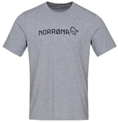 Norrøna /29 Cotton Norrøna Viking T-Shirt - Drizzle Melange - T-Shirt Herren