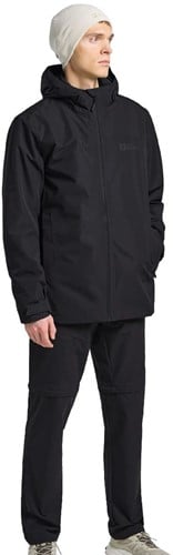 Jack Wolfskin Taubenberg 3-in-1 Jacket M - Black