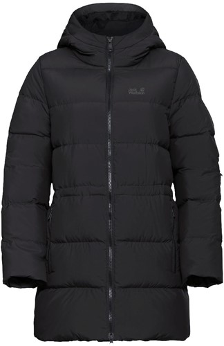 Jack Wolfskin Frozen Palace Long Jacket W - Black - L
