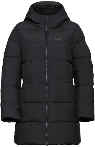 Jack Wolfskin Frozen Palace Long Jacket W - Black - XL