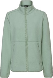 Jack Wolfskin Lite Curl Fullzip - Green Zinnia - Women's Fleece Jacket