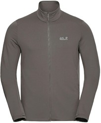 Jack Wolfskin Litestride Fullzip - Flint - Men's Fleece Jacket