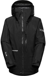 Mammut Eiger Nordwand Advanced HS Hooded Jacket - Black - Women's Hardshell Jacket