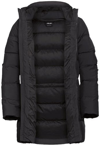 Jack Wolfskin Frozen Palace Long Jacket W - Black