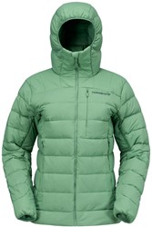 Norrøna Femund Down 700 Zip Hood - Dark Ivy - Daunenjacke Damen