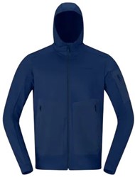 Norrøna Falketind Warm2 Stretch Hood - Indigo Night - Fleecejacke Herren