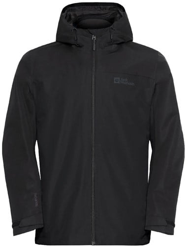 Jack Wolfskin Taubenberg 3-in-1 Jacket M - Black - L