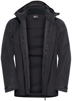 Jack Wolfskin Taubenberg 3-in-1 Jacket M - Black