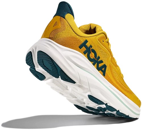 Hoka M Clifton 10 - Yellow Gold/Tidal Wave