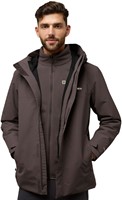 Jack Wolfskin Altenberg 3-in-1 Jacket M - Peat