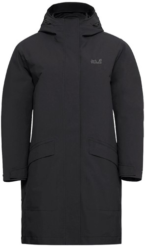 Jack Wolfskin Winterdune 3-in-1 Coat W - Black - XL
