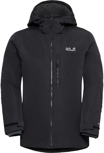 Jack Wolfskin Flowline 3-in-1 Jacket M - Black - L