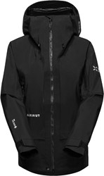 Mammut Eiger Nordwand Pro HS Hooded Jacket - Black - Women's Hardhsell Jacket