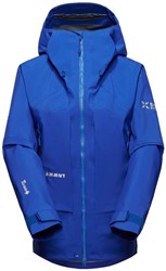 Mammut Eiger Nordwand Pro HS Hooded Jacket - Eiger Blue - Women's Hardhsell Jacket