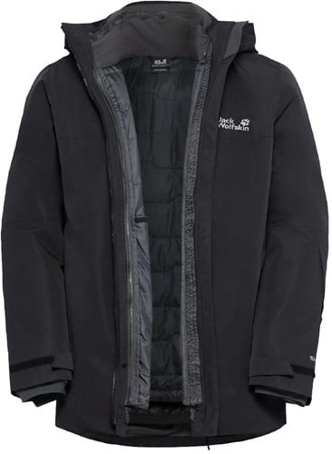 Jack Wolfskin Flowline 3-in-1 Jacket M - Black