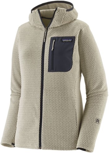 Patagonia W's R1 Air Full-Zip Hoody - Wool White - L