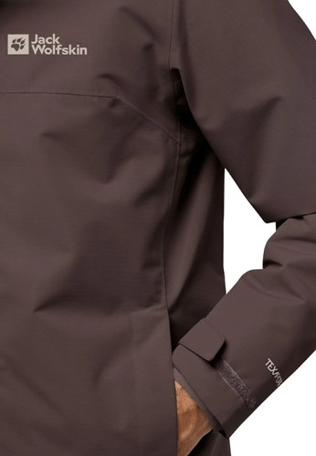Jack Wolfskin Altenberg 3-in-1 Jacket M - Peat